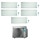 Daikin STYLISH R32 Climatizzatore a parete penta split inverter Wi-Fi bianco | unità esterna 7.8 kW unità interne 9000+9000+9000+9000+15000 BTU 5MXM90N9+FTXA[25|25|25|25|42]AW