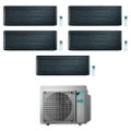 Immagine di Daikin STYLISH R32 Climatizzatore a parete penta split inverter Wi-Fi blackwood | unità esterna 7.8 kW unità interne 5000+5000+5000+9000+18000 BTU 5MXM90N9+CTXA[15|15|15]BT+FTXA[25|50]BT