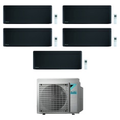 Immagine di Daikin STYLISH R32 Climatizzatore a parete penta split inverter Wi-Fi nero | unità esterna 7.8 kW unità interne 5000+7000+7000+9000+9000 BTU 5MXM90N9+CTXA[15]BB+FTXA[20|20|25|25]BB