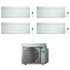 Immagine di Daikin STYLISH R32 Climatizzatore a parete quadri split inverter Wi-Fi bianco | unità esterna 6.8 kW unità interne 7000+7000+7000+12000 BTU 4MXM68N9+FTXA[20|20|20|35]AW