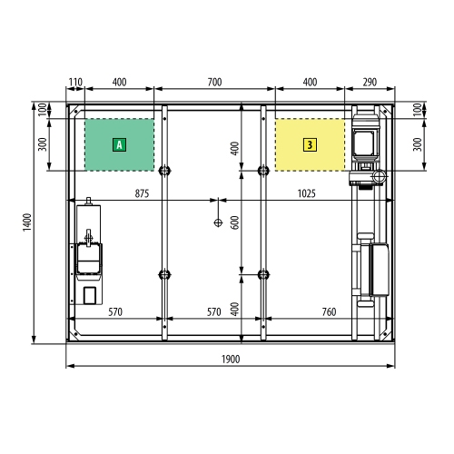 Immagine di Novellini DIVINA M SPA STANDARD minipiscina idromassaggio da esterno con luci led bianche+purificazione Aquaclean (UV+ozono), L.190 P.140 H.75, per 2 persone, sedile e poggiatesta colore nero, vasca colore bianco finitura lucido DOM5O8-A0H