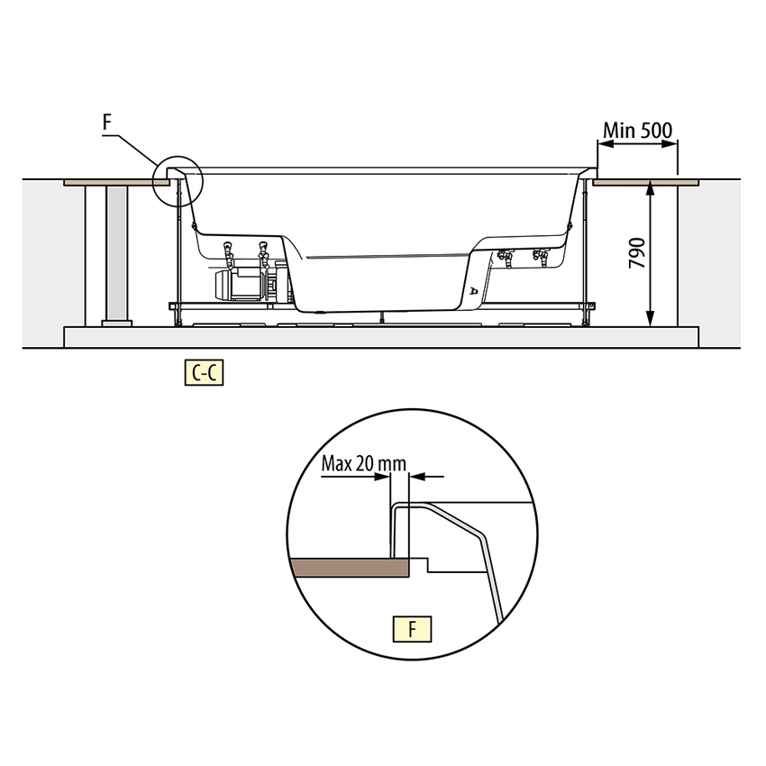 Immagine di Novellini DIVINA XXL SPA PLUS minipiscina idromassaggio da esterno con cromolight+audio Bluetooth+UV, L.230 P.215 H.85, per 6 persone, sedile e poggiatesta colore nero, vasca colore bianco finitura lucido DOXXL4O6-W10H