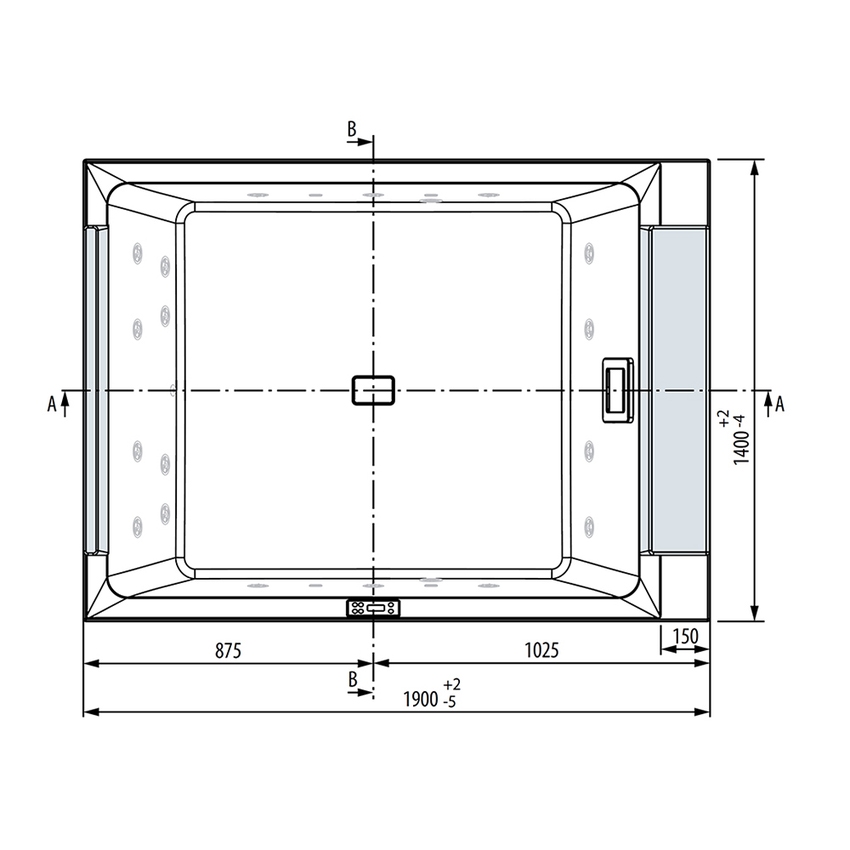 Immagine di Novellini DIVINA M SPA STANDARD minipiscina idromassaggio da esterno con luci led bianche+purificazione Aquaclean (UV+ozono), L.190 P.140 H.75, per 2 persone, sedile e poggiatesta colore nero, vasca colore bianco finitura lucido DOM5O8-A0H