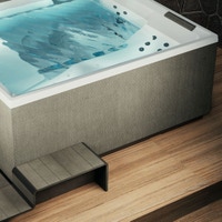 Immagine di Novellini Pannello fiber-cross per vasca idromassaggio Divina L, finitura warm brown PATV2F2LDIVDL-T2