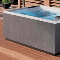 Immagine di Novellini Pannello fiber-cross per vasca idromassaggio Divina L, finitura steel PATV2F2LDIVDL-T3