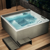 Immagine di Novellini Pannello fiber-cross per vasca idromassaggio Divina M, finitura warm brown PATV2F2LDIVDO-T2