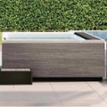 Immagine di Novellini Pannello natural touch, per vasca idromassaggio Divina XXL, finitura oak concrete PANV2F2LDIVDXX-P2