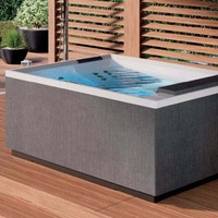 Immagine di Novellini Pannello fiber-cross, per vasca idromassaggio Divina XXL, finitura steel PATV2F2LDIVDXX-T3