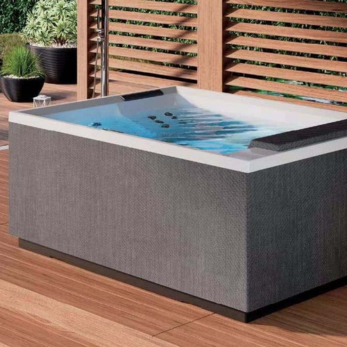 Immagine di Novellini Pannello fiber-cross, per vasca idromassaggio Divina XXL, finitura steel PATV2F2LDIVDXX-T3