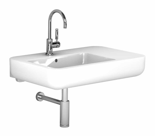 Immagine di Pozzi Ginori Easy.02 lavabo asimmetrico 80 destro, bianco 42080000