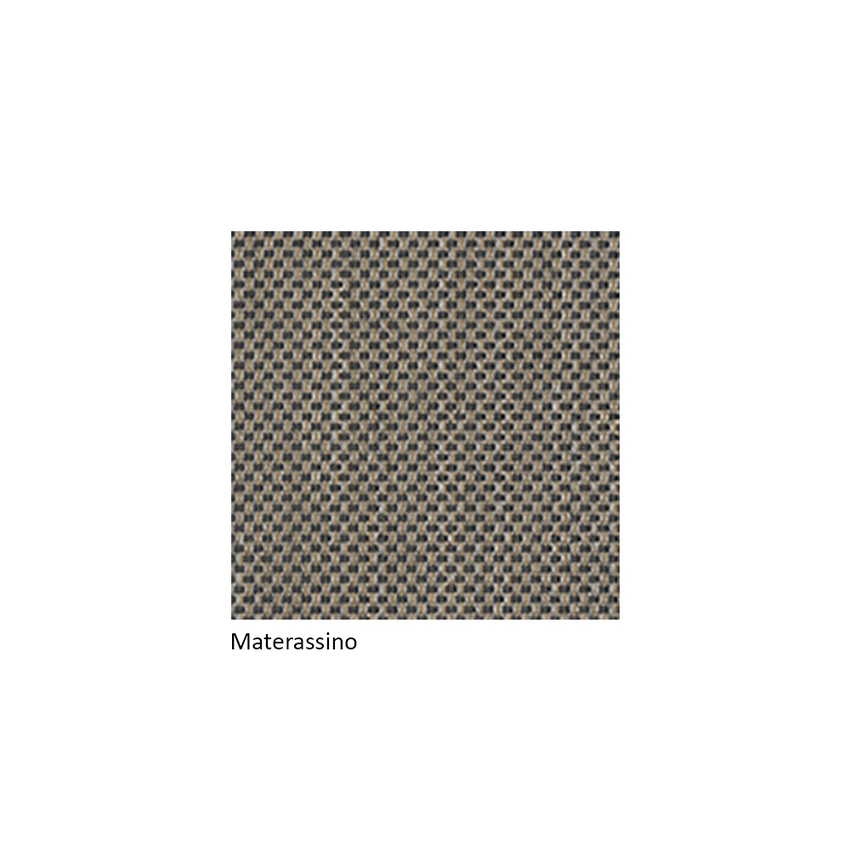 Immagine di Novellini DIVINA chaise longue outdoor in multistrato di betulla con laccatura protettiva finitura oxid wood e struttura in acciaio colore nero finitura opaco, materassino imbottito con rivestimento antiscivolo, finitura warm brown CHLODO01-P3T2