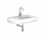 Pozzi Ginori Easy.02 lavabo rettangolare 90, bianco 42090000