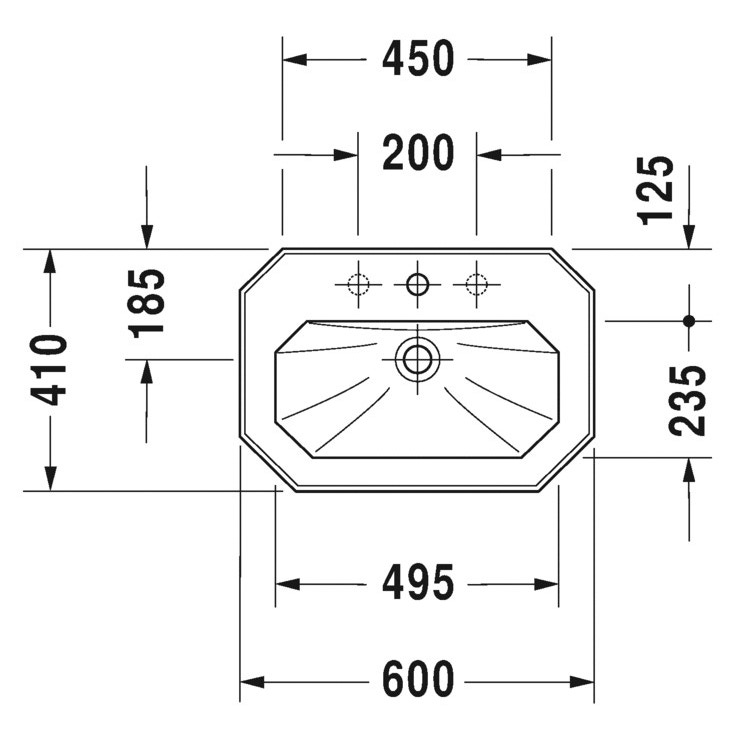 Immagine di Duravit 1930 composizione bagno: vaso monoblocco e bidet a pavimento, colore bianco + sedile del vaso con chiusura rallentata, colore bianco + cassetta di sciacquo + lavabo 60 cm con colonna + miscelatori Flaminia Evergreen, finitura cromo 0227090000-0267100000