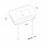 Immagine di Pozzi Ginori Easy.02 composizione lavabo rettangolare 90, bianco; struttura in ottone cromato. 4203000
