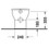 Immagine di Duravit DARLING NEW vaso a pavimento, a cacciata, a filo parete, con scarico orizzontale, fabbisogno di acqua di risciacquo 4,5 l, UWL classe 1, WonderGliss, colore bianco 21390900001