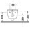 Immagine di Duravit DARLING NEW vaso sospeso Rimless®, a cacciata, senza brida, senza sedile, fabbisogno di acqua di risciacquo 4,5 l, UWL classe 1, HygieneGlaze, colore bianco 2557092000