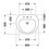Immagine di Duravit DARLING NEW lavabo 65 cm monoforo, con troppopieno, con bordo per rubinetteria, lato inferiore smaltato, WonderGliss, colore bianco 26216500001