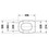Immagine di Duravit D-CODE sedile senza coperchio per vaso Vital, versione allungata con gommini ad angolo, senza chiusura rallentata, con cerniere continue in acciaio inox, colore bianco 0060910000
