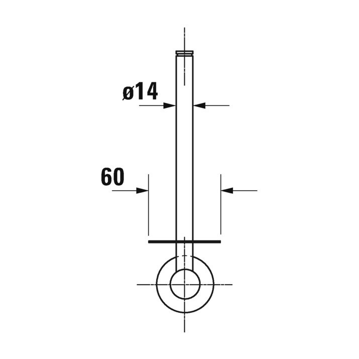 Immagine di Duravit D-CODE portarotolo di scorta, finitura cromo 0099151000