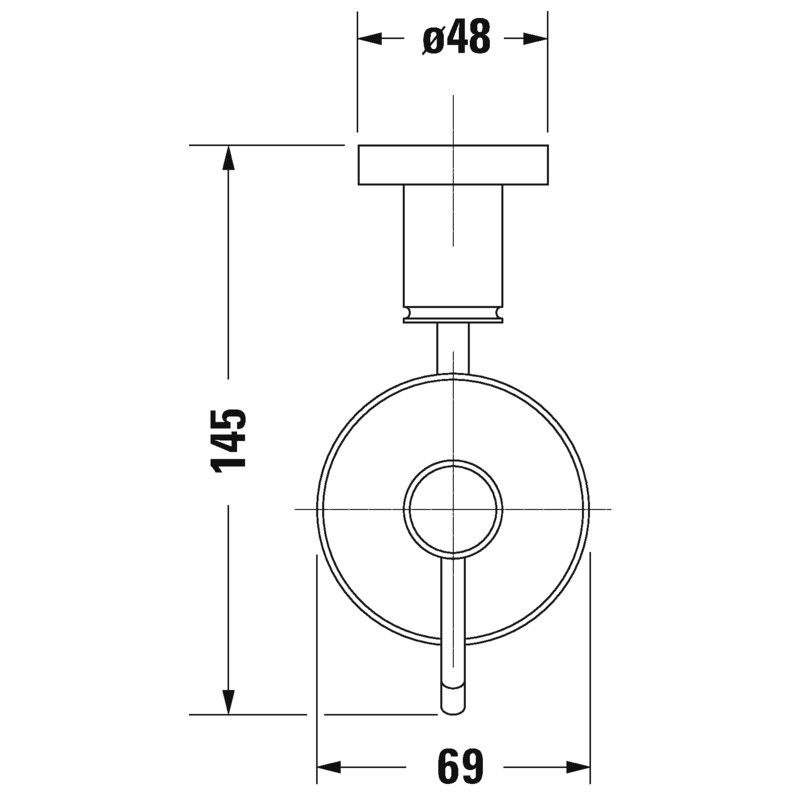 Immagine di Duravit D-CODE dispenser portasapone, vetro satinato, per installazione a parete, finitura cromo 0099161000