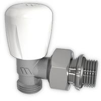 Immagine di Watts 1378TRV Valvola termostatizzabile nichelata. Corpo a squadra. Attacco per tubo rame o plastico da 1/2"M. Attacco radiatore 1/2"M 1378TRV12