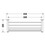 Immagine di Duravit D-CODE mensola portasciugamani, finitura cromo 0099251000