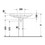 Immagine di Duravit D-CODE lavabo consolle 85 cm monoforo, con troppopieno e bordo per rubinetteria, lato inferiore smaltato, colore bianco 03428500002