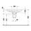 Immagine di Duravit D-CODE lavabo consolle 85 cm monoforo, con troppopieno e bordo per rubinetteria, lato inferiore smaltato, colore bianco 03428500002