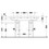 Immagine di Duravit D-CODE lavabo consolle doppio, due fori per rubinetteria, con troppopieno e bordo per rubinetteria, lato inferiore smaltato, colore bianco 03481200002