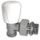 Watts 1388TRV Valvola termostatizzabile nichelata con preregolazione. Corpo a squadra. Attacco per tubo rame o plastico da 1/2"M. Attacco radiatore 3/8"M 1388TRV38