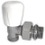 Immagine di Watts 1388TRV Valvola termostatizzabile nichelata con preregolazione. Corpo a squadra. Attacco per tubo rame o plastico da 1/2"M. Attacco radiatore 3/8"M 1388TRV38
