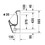 Immagine di Duravit D-CODE orinatoio con entrata posteriore nascosta, senza brida, colore bianco 0829300000
