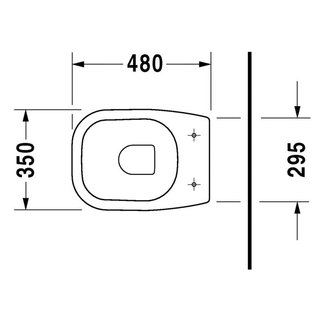 Immagine di Duravit D-CODE vaso a pavimento a cacciata per cassetta a incasso o esterna, con brida di risciacquo, scarico orizzontale, UWL classe 2, colore bianco 2108090000