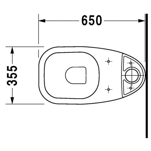 Immagine di Duravit D-CODE vaso monoblocco a pavimento a cacciata, cassetta non inclusa, senza sedile, con scarico verticale, con brida di risciacquo, UWL classe 2, colore bianco 2111010000