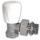 Watts 378TRV Valvola termostatizzabile nichelata. Corpo a squadra. Attacco per tubo ferro. DN 3/8" 378TRV38