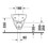 Immagine di Duravit D-CODE set sanitari sospesi, vaso a cacciata, sedile con chiusura rallentata, bidet monoforo con troppopieno, colore bianco 2257150000+2535090099+0067390000