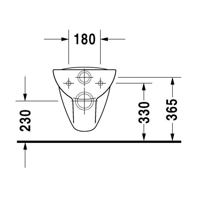 Immagine di Duravit D-CODE set sanitari sospesi, vaso a cacciata, sedile con chiusura rallentata, bidet monoforo con troppopieno, colore bianco 2257150000+2535090099+0067390000