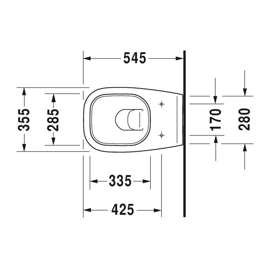 Immagine di Duravit D-CODE set sanitari sospesi, vaso a cacciata, sedile con chiusura rallentata, bidet monoforo con troppopieno, colore bianco 2257150000+2535090099+0067390000