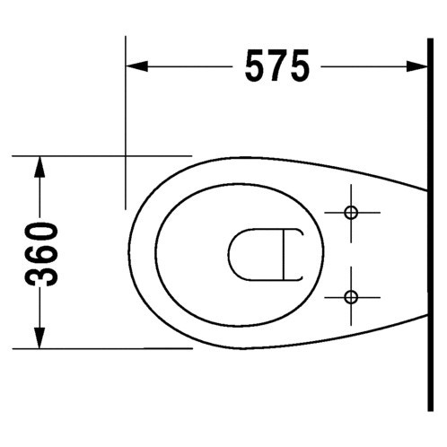 Immagine di Duravit DURAPLUS set sanitari sospesi, vaso a cacciata, sedile con coperchio a chiusura rallentata, bidet sospeso monoforo, con troppopieno, colore bianco 2547090000+2532100000+0064290000
