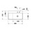 Immagine di Duravit DURASQUARE lavabo consolle asimmetrico 80 cm, con 2 fori per rubinetteria, senza troppopieno, con bordo per rubinetteria, bacino a destra, WonderGliss, colore bianco 23498000401