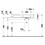 Immagine di Duravit DURASQUARE lavabo consolle asimmetrico 80 cm, senza foro per rubinetteria, senza troppopieno, con bordo per rubinetteria, bacino a destra, colore bianco 2349800070