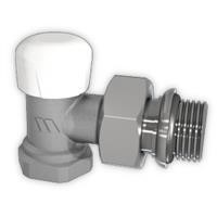 Immagine di Watts 395TRV Detentore micrometrico nichelato. Corpo a squadra. Attacco per tubo ferro. DM 1/2" 395TRV12