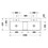Immagine di Duravit DURASQUARE lavabo consolle doppio 120 cm monoforo, senza troppopieno, con bordo per rubinetteria, lato inferiore smaltato, WonderGliss, colore bianco 23531200411