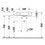 Immagine di Duravit DURASQUARE lavabo consolle rettificato 50 cm con 2 fori per rubinetteria, senza troppopieno, con bordo per rubinetteria, colore bianco 2353500014