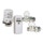 Watts KCDRR22-TRV Kit di contabilizzazione indiretta per 10 radiatori,valvole dritte per tubo rame/plastico DN 3/8" KC38DRR22-TRV