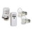 Immagine di Watts KCSQF22-TRV Kit di contabilizzazione indiretta con preregolazione per 10 radiatori,valvole a squadra per tubo ferro DN 3/8" KC38SQF22PR-TRV