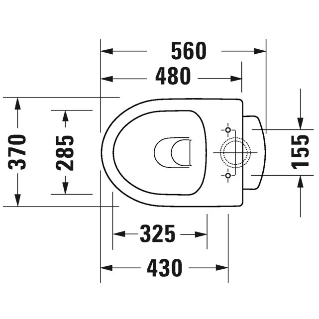 Immagine di Duravit No.1 vaso a pavimento Rimless® a cacciata, senza brida e senza sedile, per cassetta a incasso o esterna non inclusa, con scarico verticale, fabbisogno di acqua di risciacquo 4,5 l, UWL classe 1, colore bianco 2184010000