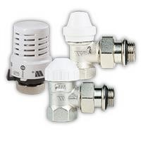 Immagine di Watts KR-SF Kit di valvole ed attuatori termostatici per 10 radiatori,valvole a squadra per tubo ferro DN 3/4" KR34VAD-SF