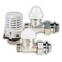 Immagine di Watts KR-DR Kit di valvole ed attuatori termostatici per 10 radiatori,valvole a squadra per tubo rame/plastico DN 3/8" KR38VAD-DR