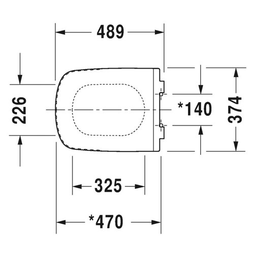 Immagine di Duravit DURASTYLE  sedile con coperchio rimovibile, versione allungata, con chiusura rallentata, colore bianco 0060590000